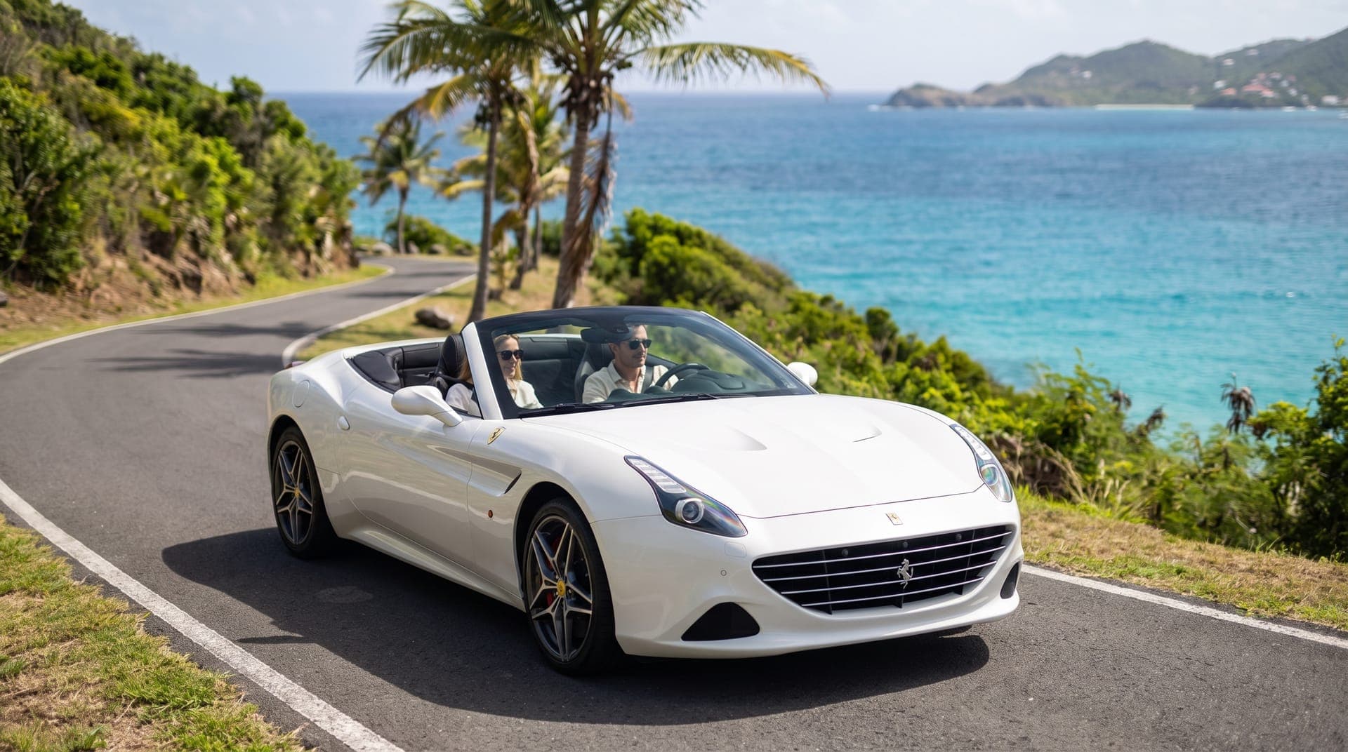 Convertible car rental in St Barth